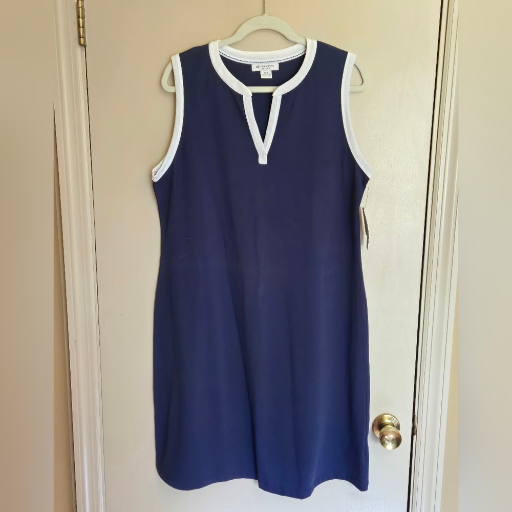 NWT - Liz Claiborne Navy Blue Dress Size XL Tall